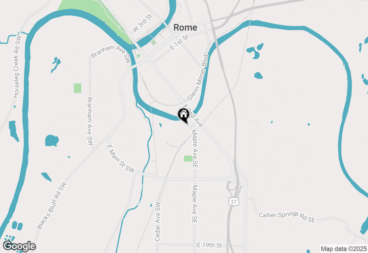 Map of 2 Coral Avenue Sw, Rome, GA 30161