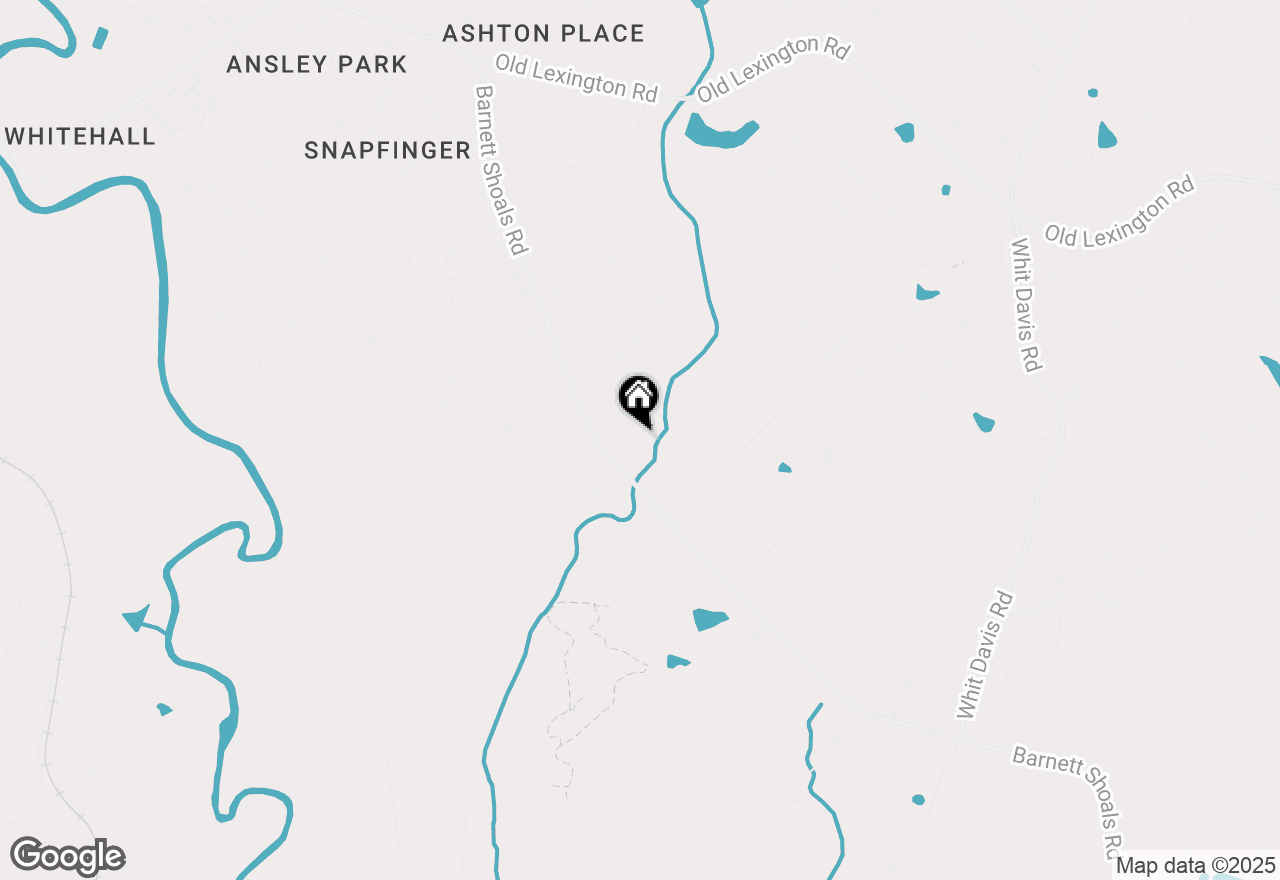 Map of 292 Stonybrook Circle, Athens, GA 30605
