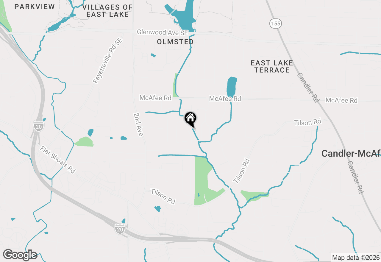 Map of 2128 Mark Trail, Decatur, GA 30032