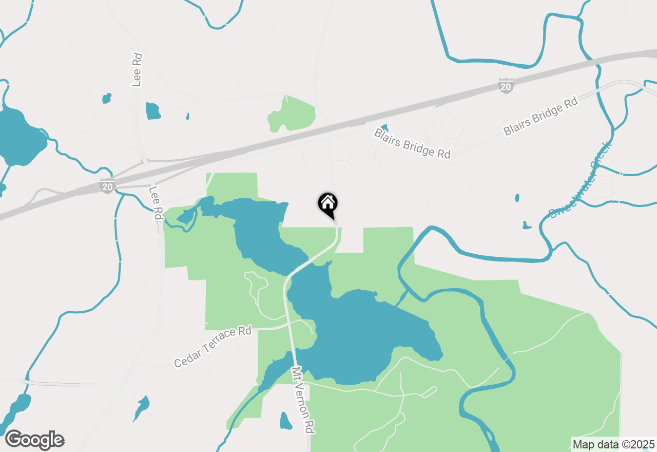 Map of 1461 Mount Vernon Road, Lithia Springs, GA 30122