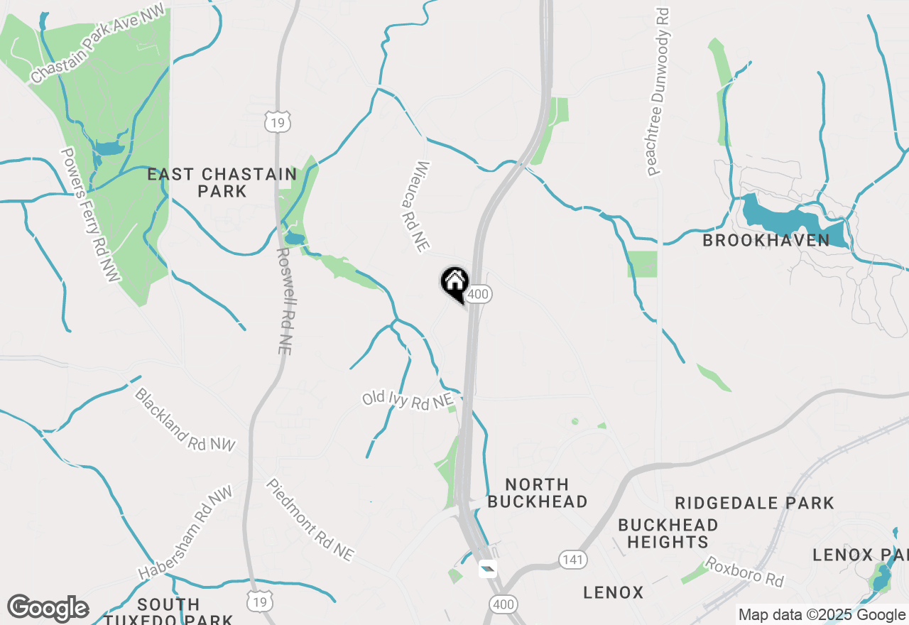 Map of 3911 Ivy Road Ne, Atlanta, GA 30342