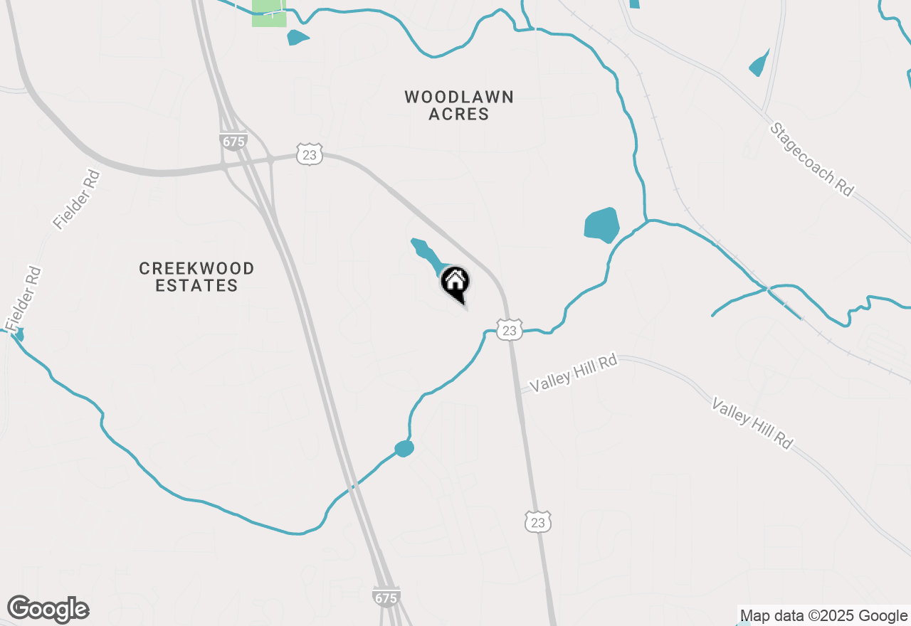 Map of 6755 Sunset Hills Boulevard, Rex, GA 30273