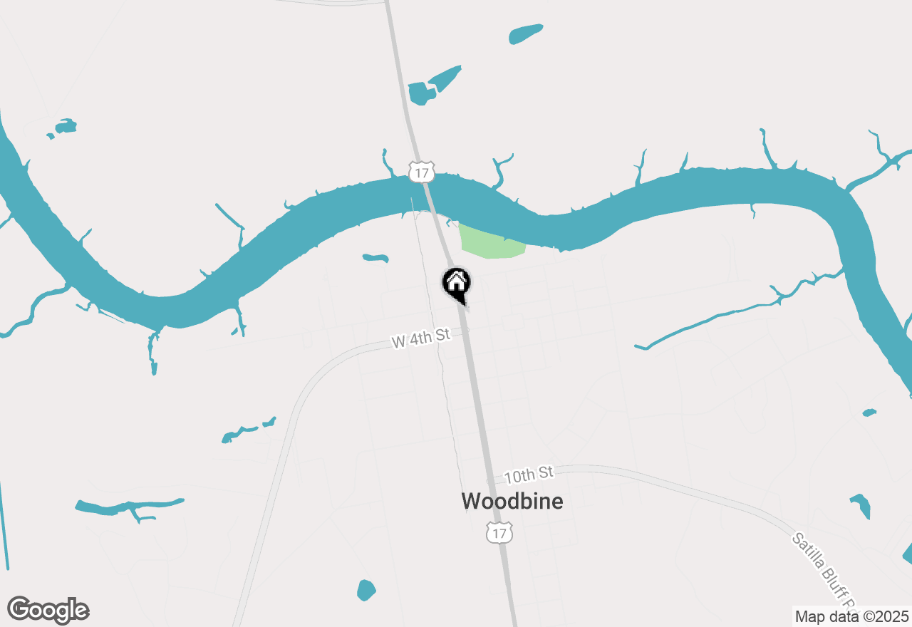 Map of 306 A/B Bedell Avenue, Woodbine, GA 31569