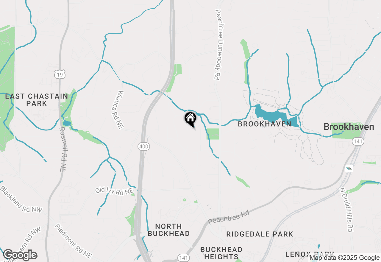 Map of 4005 N Stratford Road, Atlanta, GA 30342