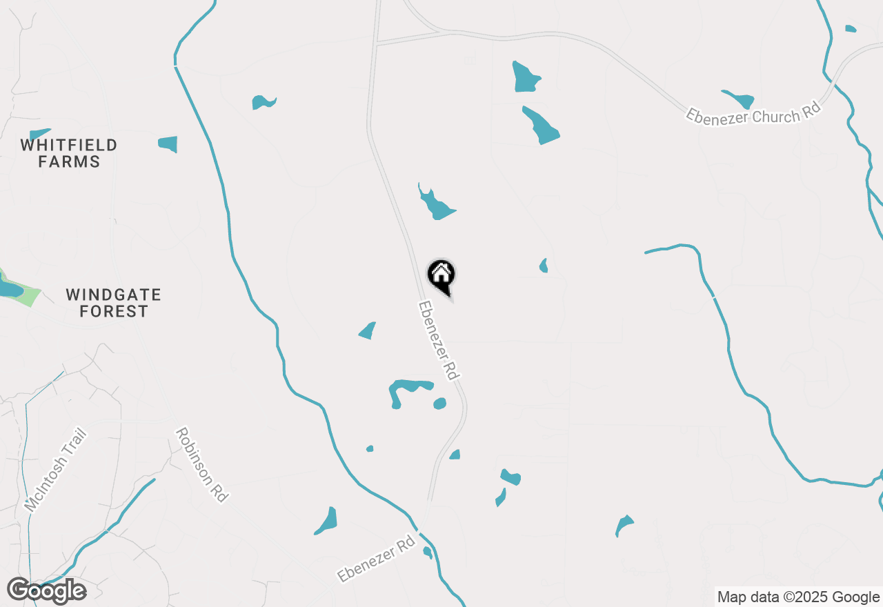 Map of 716 Ebenezer Road, Fayetteville, GA 30215