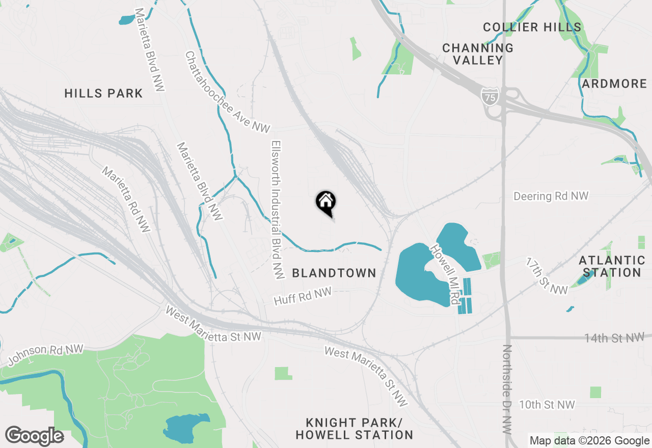 Map of 914 Luther Street Nw, Atlanta, GA 30318