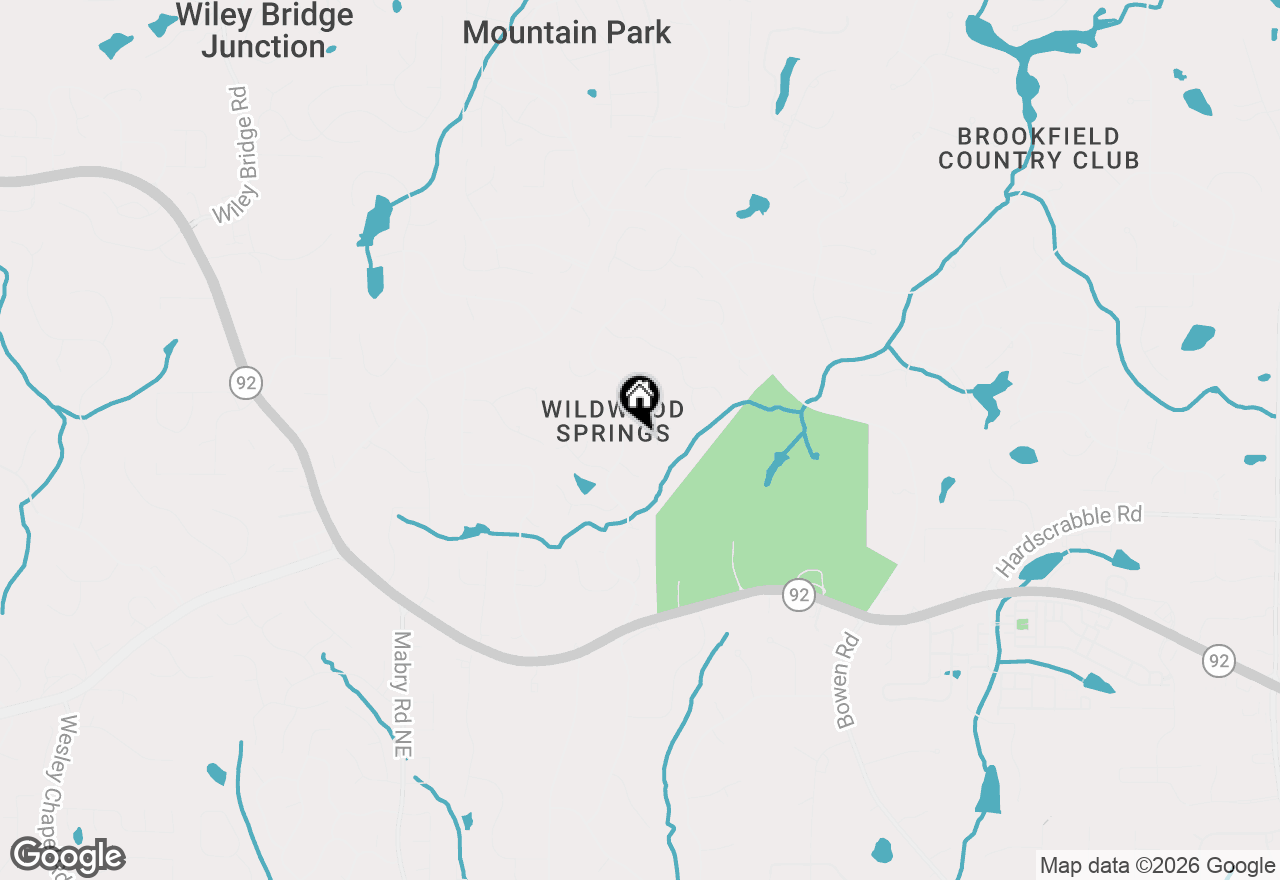 Map of 415 Holly Stream Trail, Roswell, GA 30075