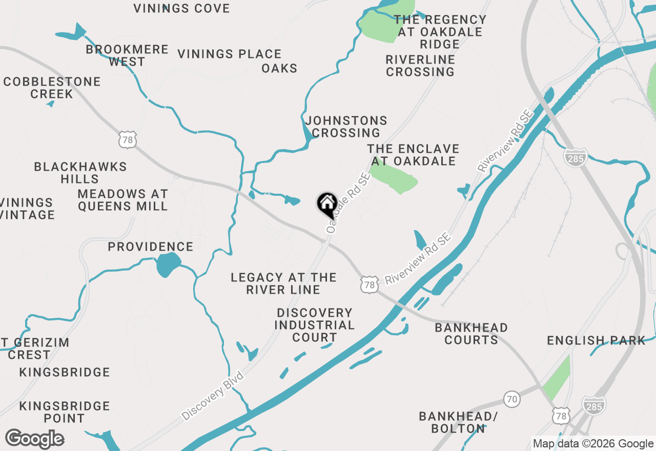 Map of 6220 Oakdale Road Se, Mableton, GA 30126
