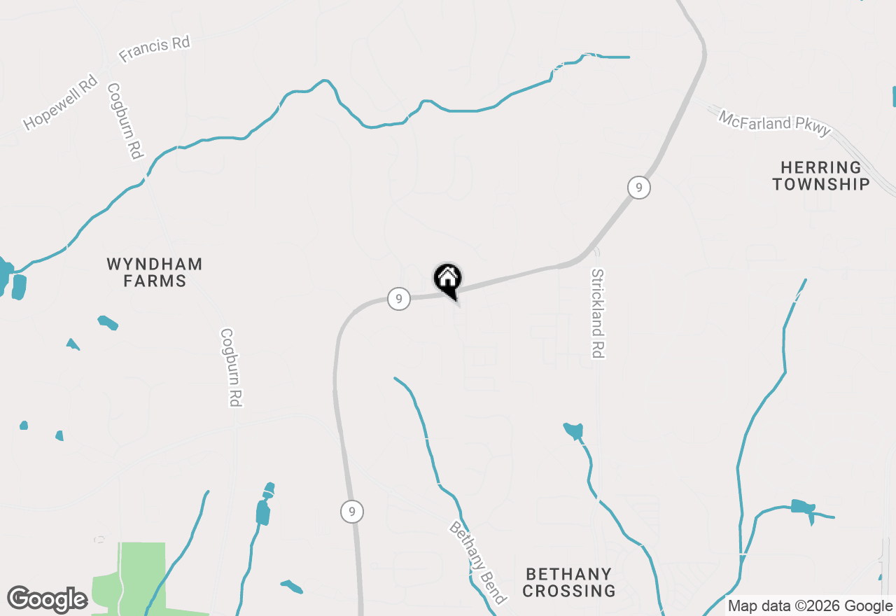 Map of 1040 Krobot Way, Milton, GA 30004