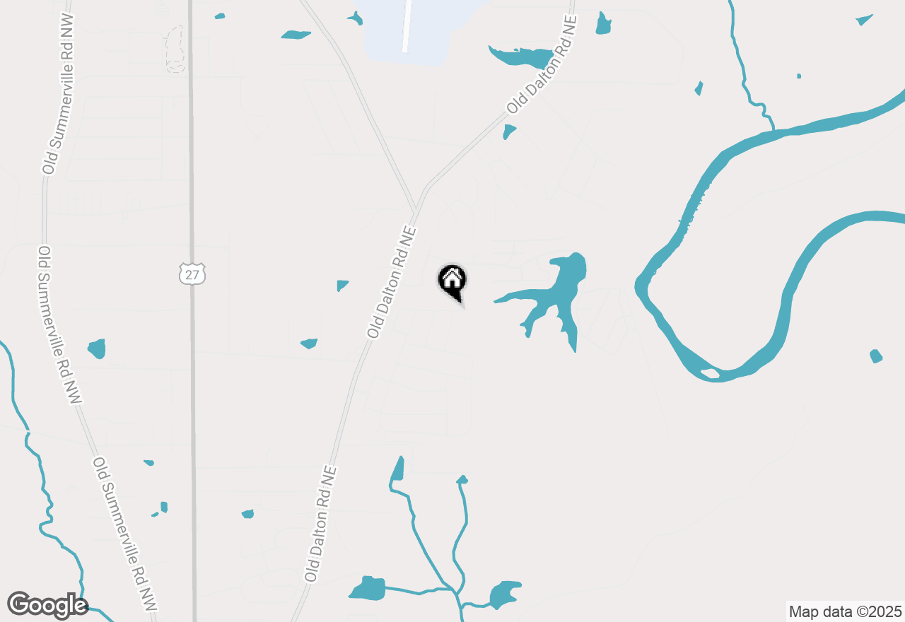 Map of 23 Whistling Oaks Drive, Rome, GA 30165