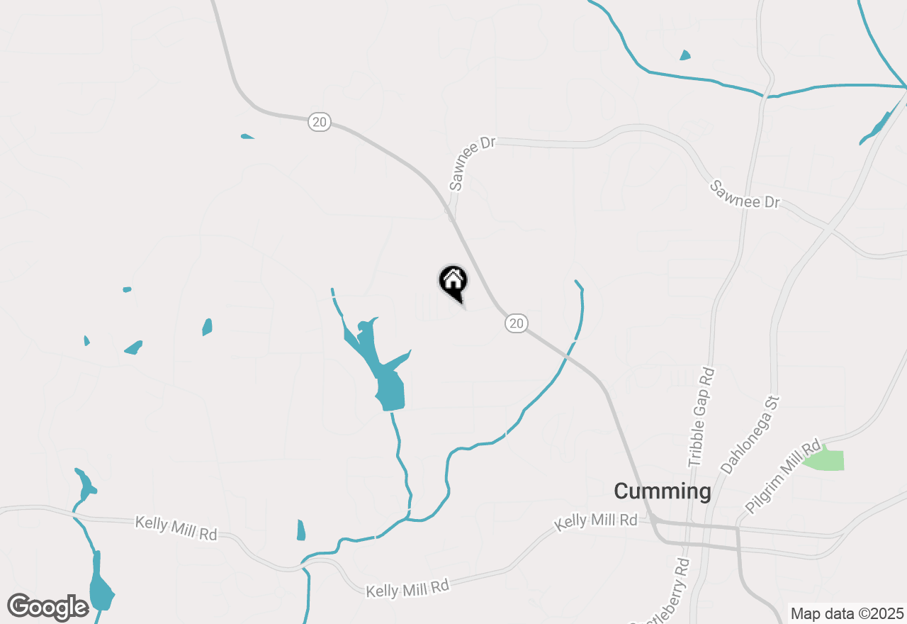 Map of 603 Sawnee Corners Drive, Cumming, GA 30040