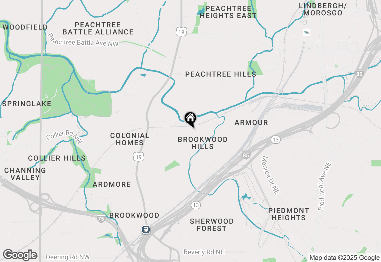 Map of 250 Brighton Road Ne, Atlanta, GA 30309