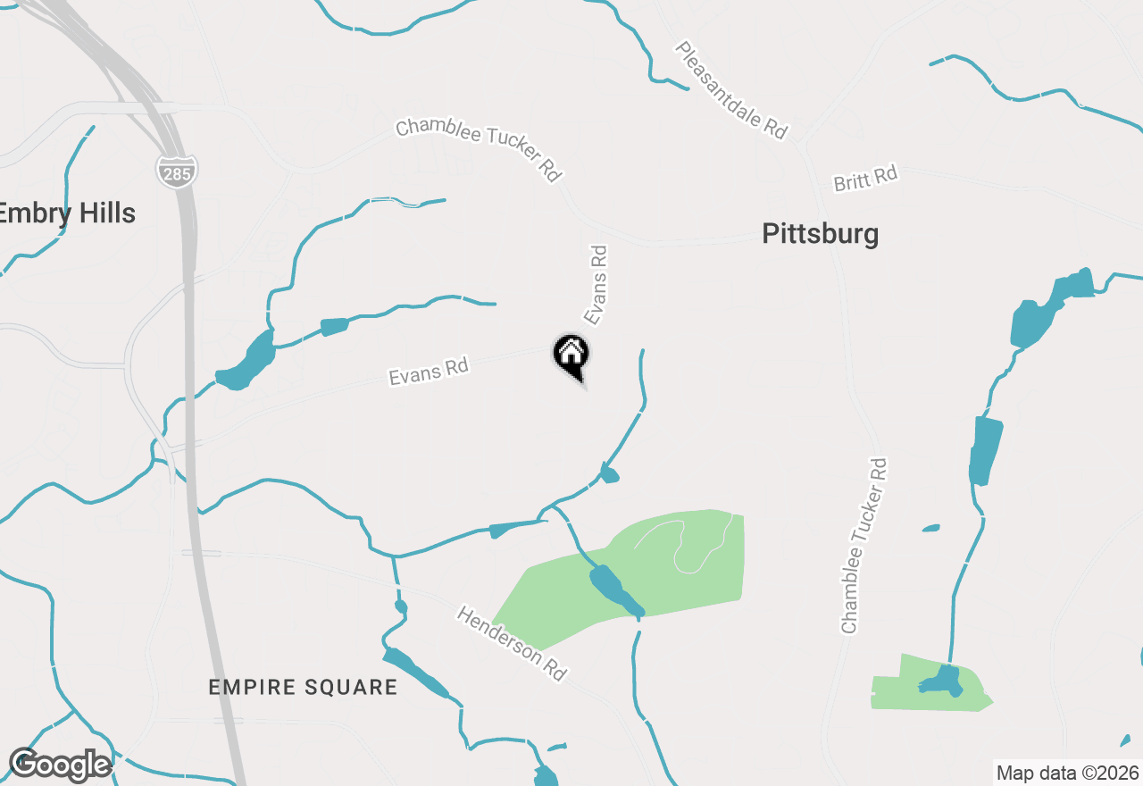 Map of 2943 Greenrock Trail, Atlanta, GA 30340
