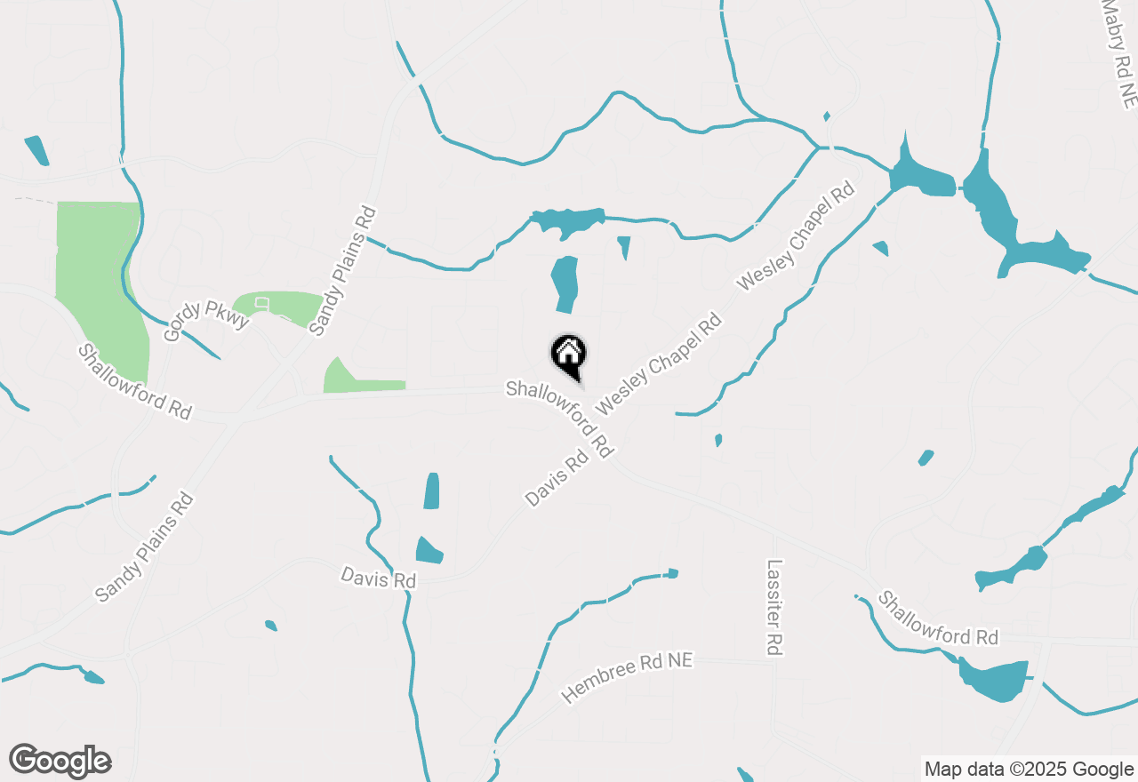 Map of 3455 Oakshire Drive Ne #1, Marietta, GA 30062
