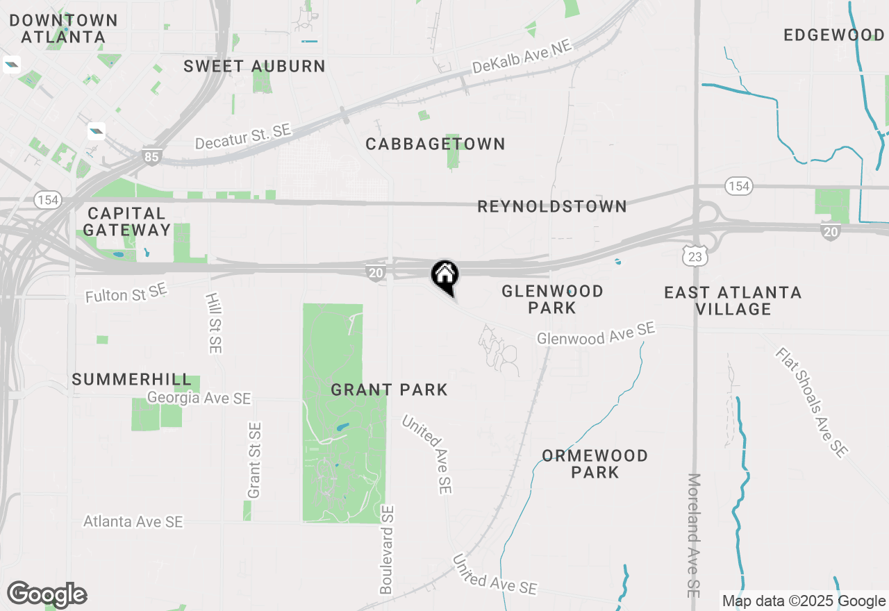 Map of 693 Glenwood Avenue Se, Atlanta, GA 30312