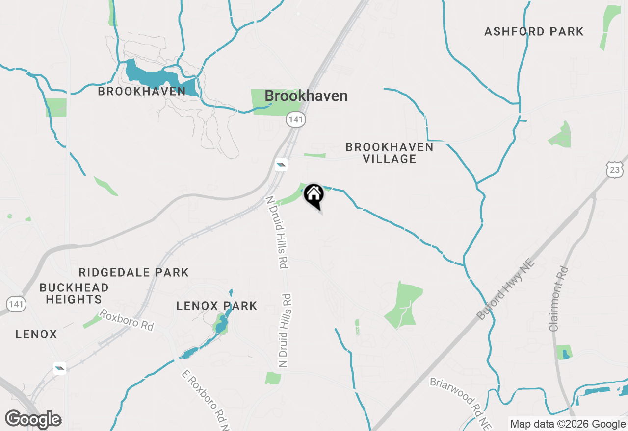 Map of 1287 Star Drive Ne, Brookhaven, GA 30319