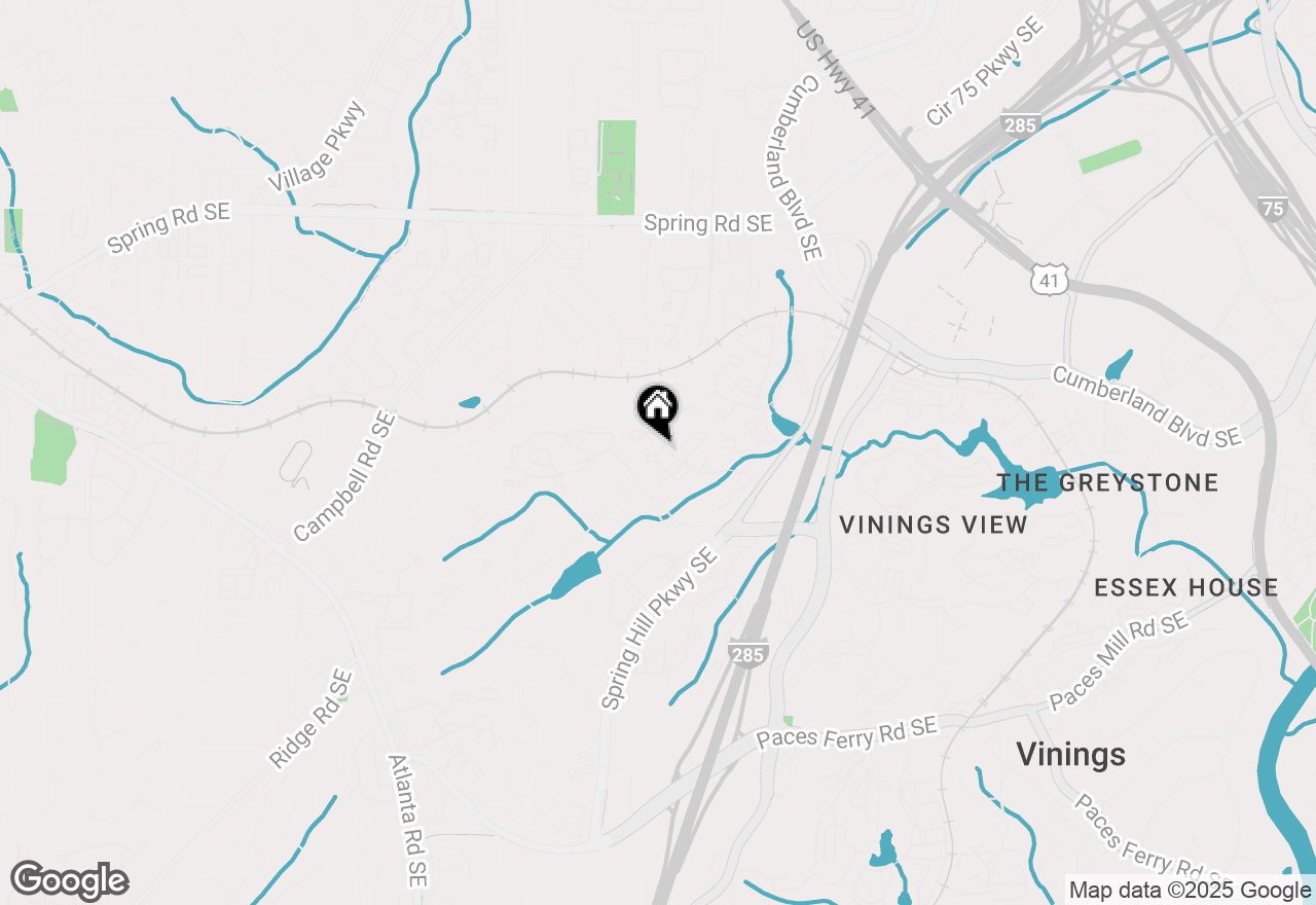 Map of 1603 Cumberland Court, Smyrna, GA 30080