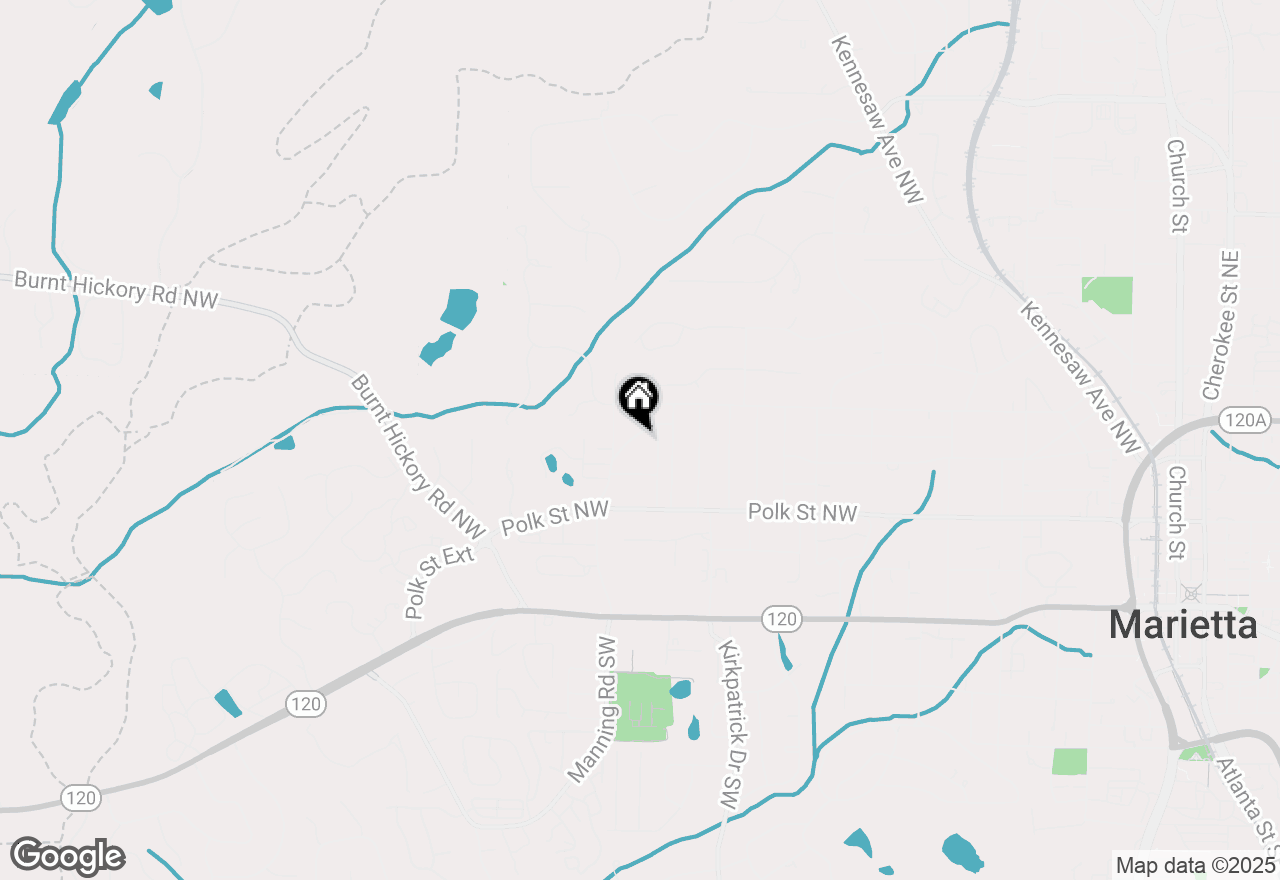 Map of 705 Stewart Circle Nw, Marietta, GA 30064