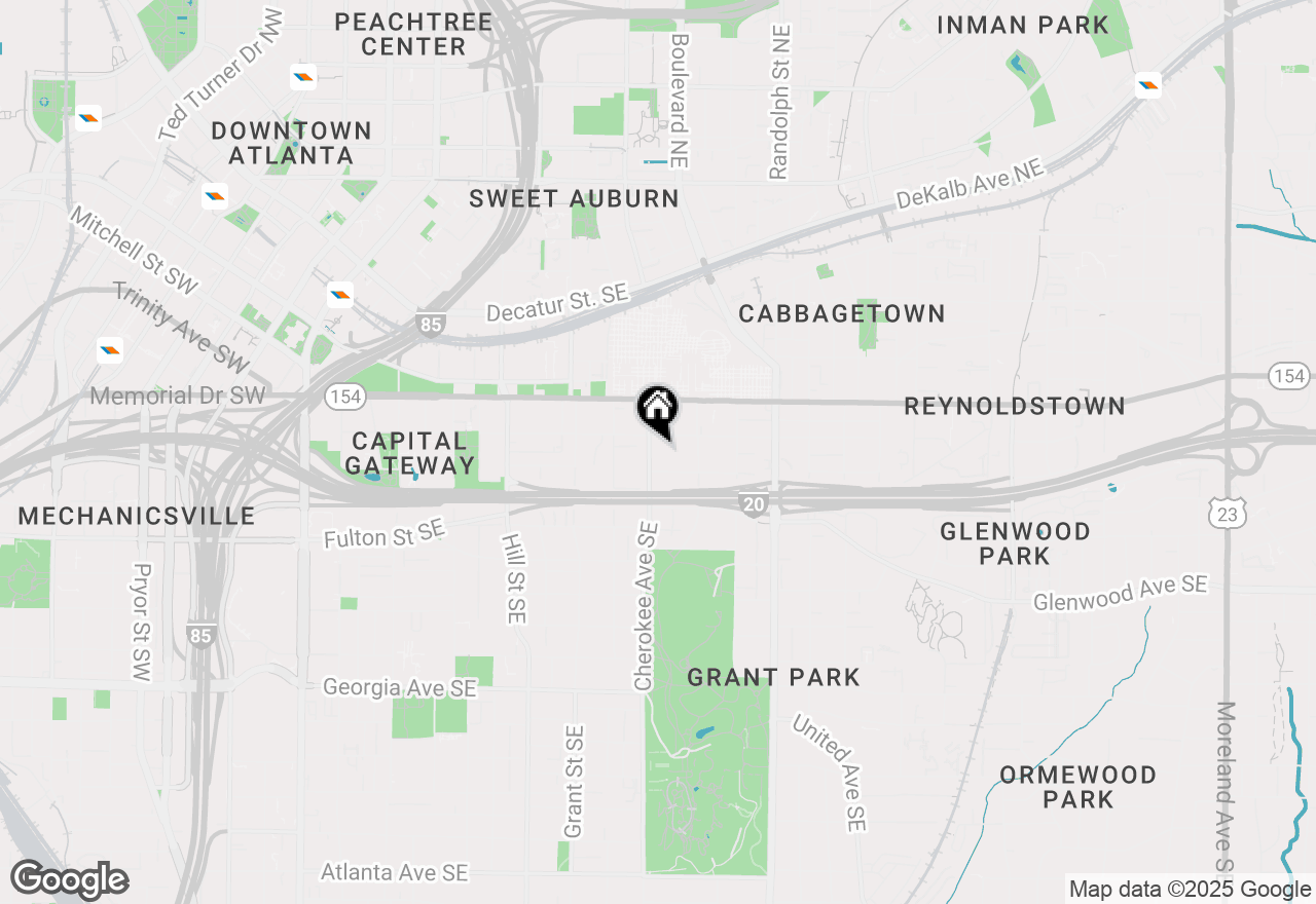 Map of 352 Cherokee Avenue Se, Atlanta, GA 30312