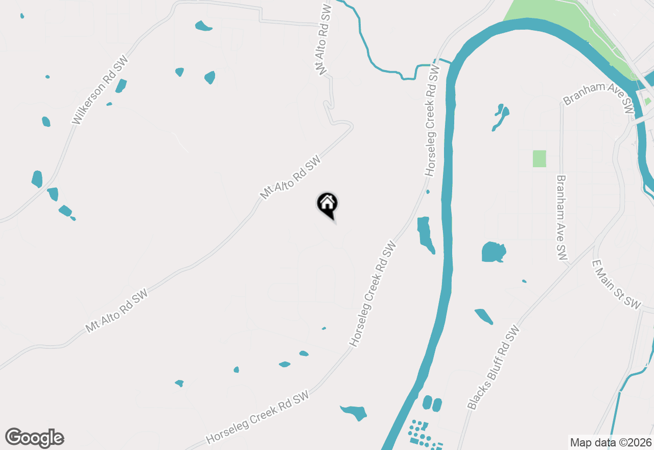 Map of 20 Pine Valley Road Sw, Rome, GA 30165