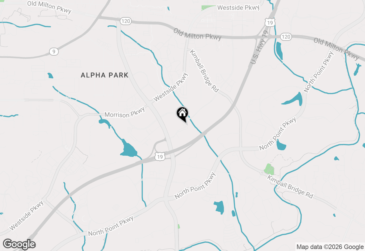 Map of 7240 Summit Place, Alpharetta, GA 30009