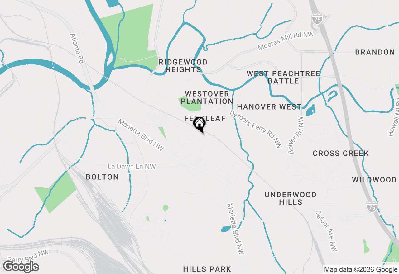 Map of 1209 Liberty Parkway Nw, Atlanta, GA 30318