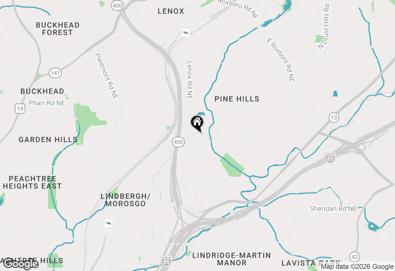 Map of 2901 Lenox Road Ne #502, Atlanta, GA 30324