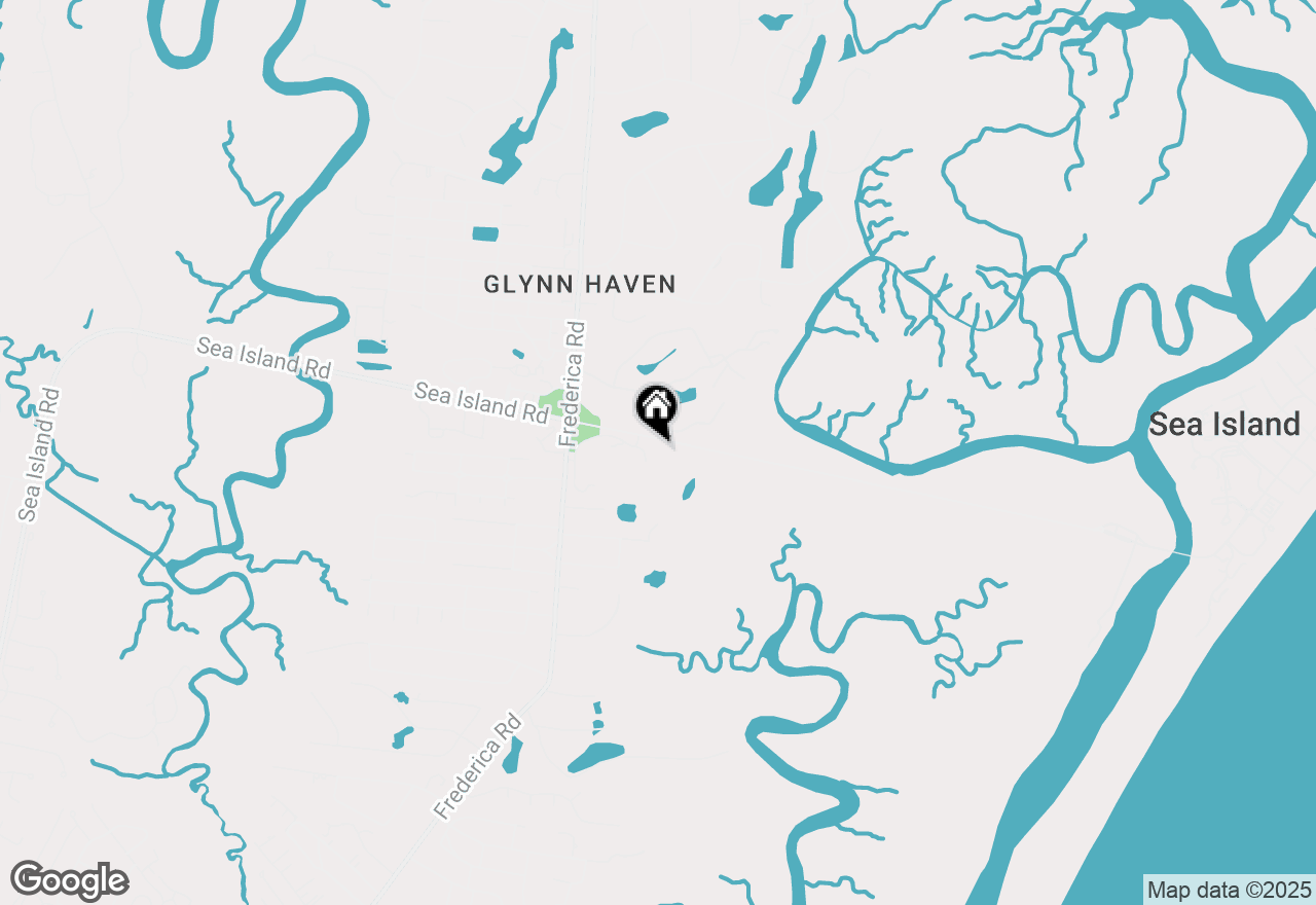 Map of 127 Sea Island Lake Cottages Drive, St Simons Island, GA 31522