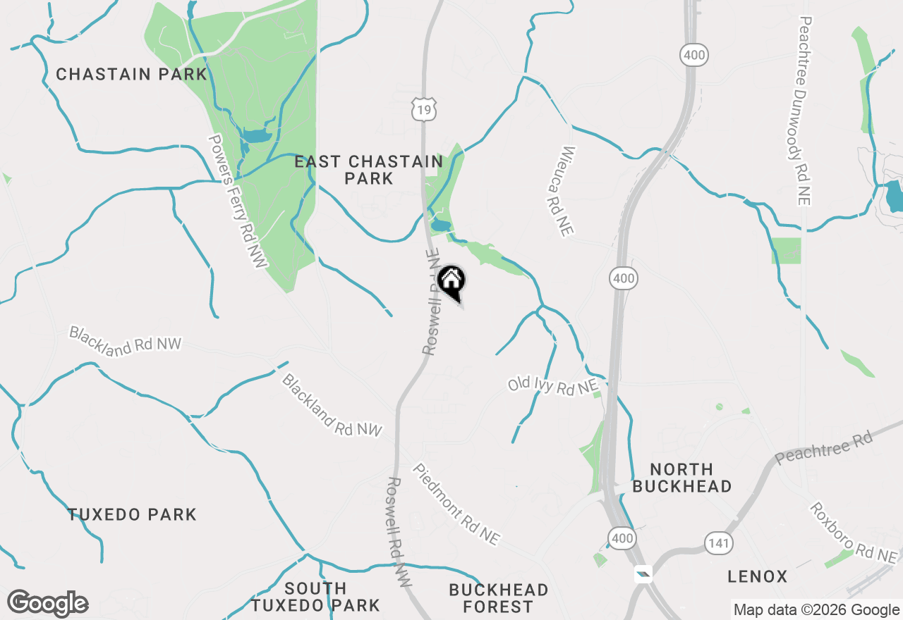 Map of 4004 Sheldon Drive Ne, Atlanta, GA 30342
