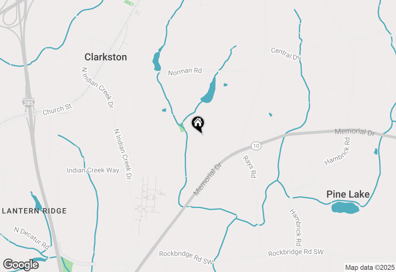 Map of 3973 Elmscourt Drive, Stone Mountain, GA 30083