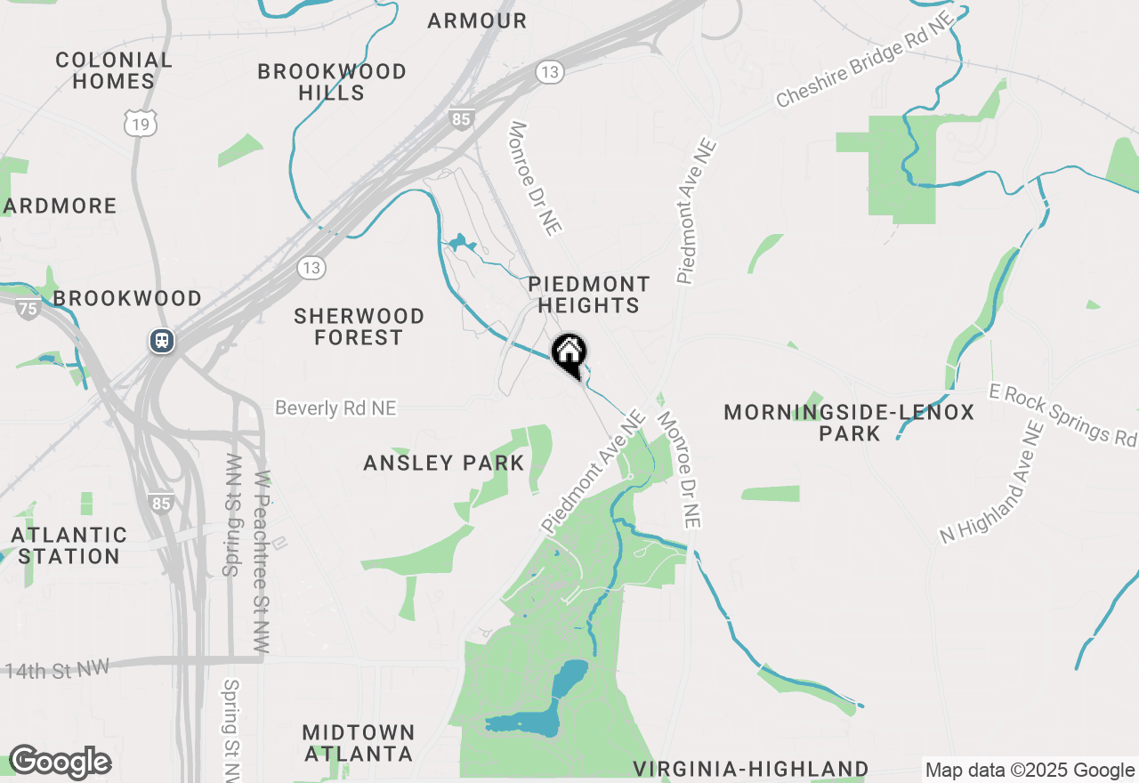 Map of 434 Ansley Walk Terrace Ne #434, Atlanta, GA 30309