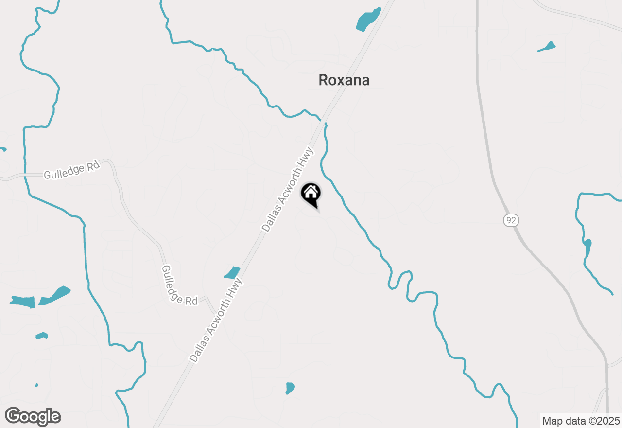 Map of 51 Pine Way, Dallas, GA 30157