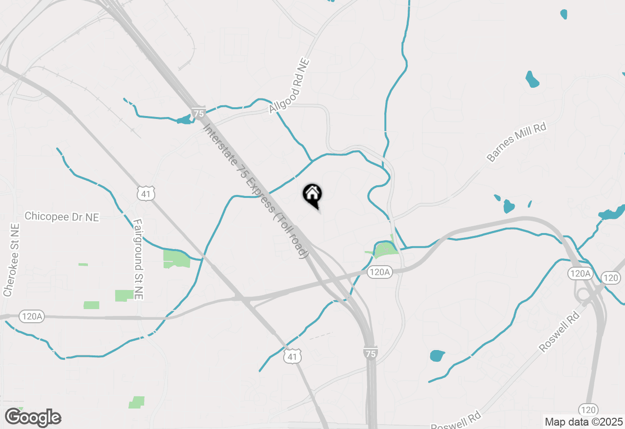 Map of 165 Bankston Road #A, Marietta, GA 30062