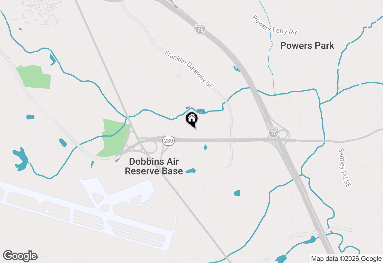 Map of 1204 Ashborough Terrace Se #E, Marietta, GA 30067