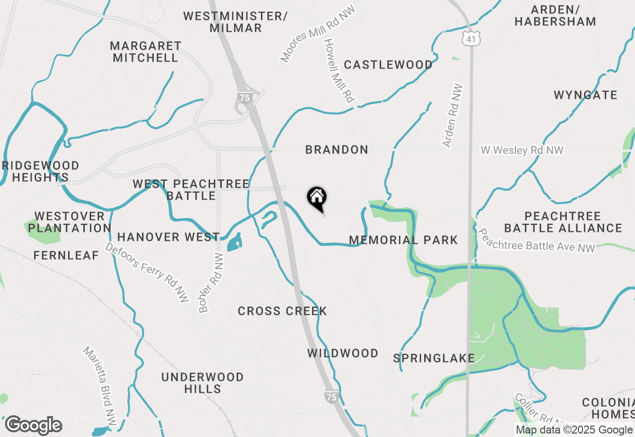 Map of 1015 Peachtree Battle Circle, Atlanta, GA 30327