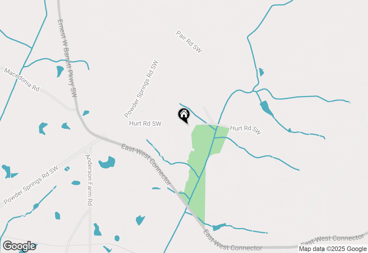 Map of 2156 Cottage Court Sw, Marietta, GA 30008