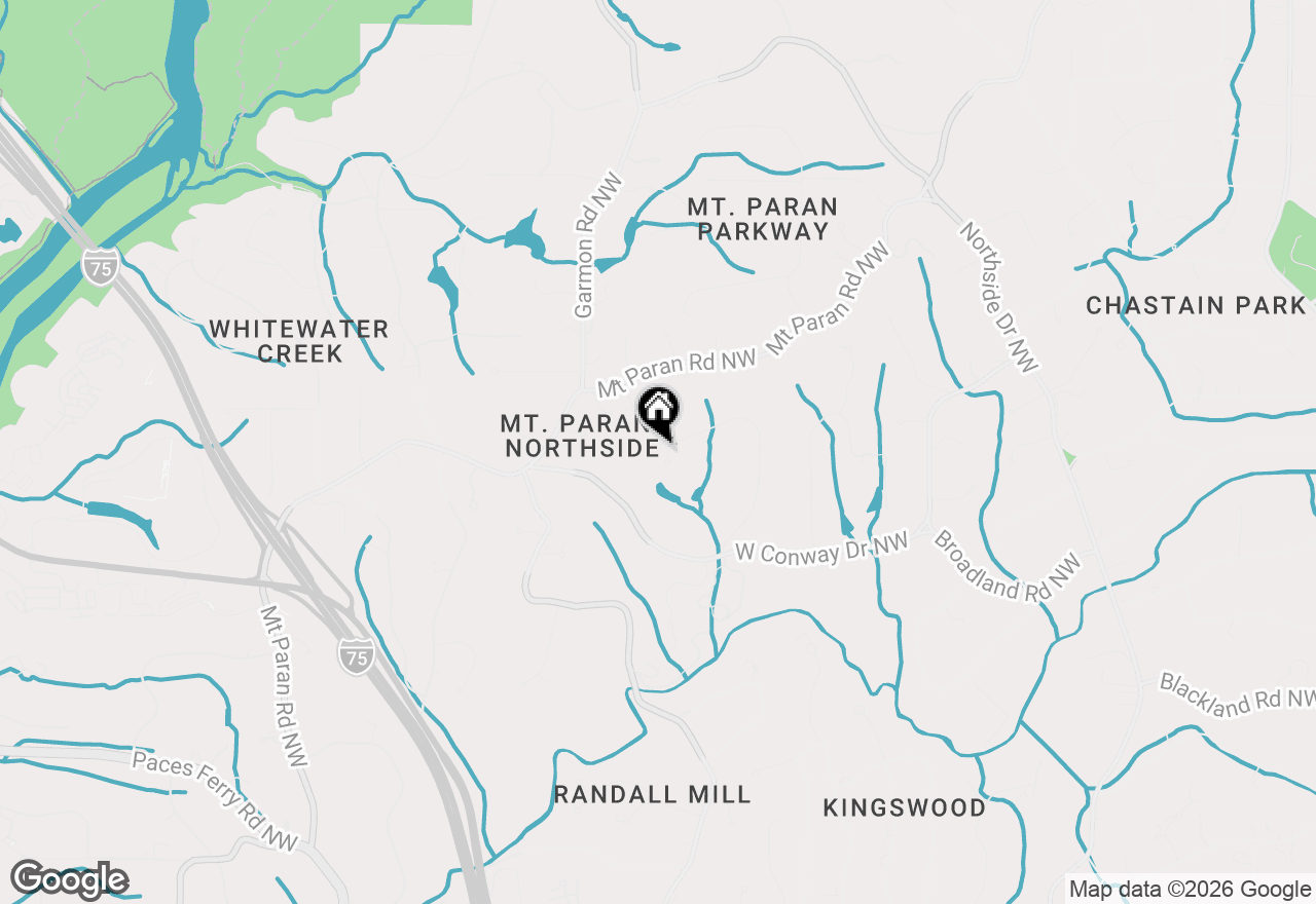 Map of 4310 Conway Valley Court Nw, Atlanta, GA 30327