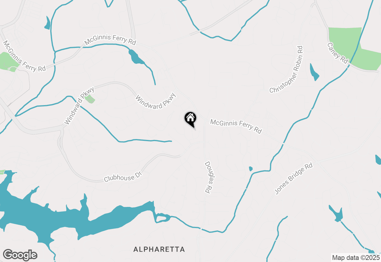 Map of 2540 Hamptons Run, Alpharetta, GA 30005