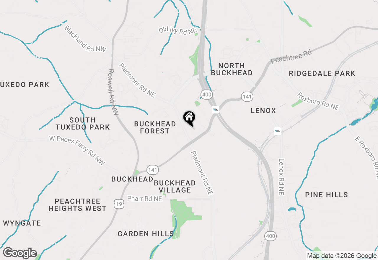 Map of 3325 Piedmont Road Ne #2601, Atlanta, GA 30305