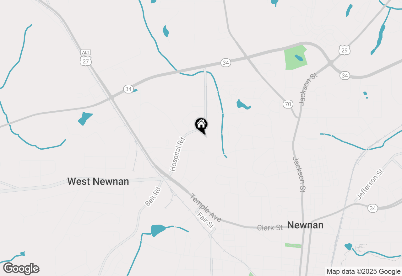 Map of 107 W Highway 34 (franklin Hwy), Newnan, GA 30263