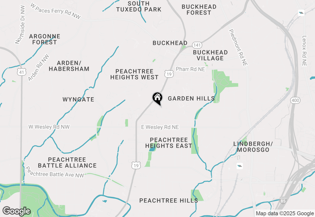 Map of 2806 Rumson Court Ne, Atlanta, GA 30305