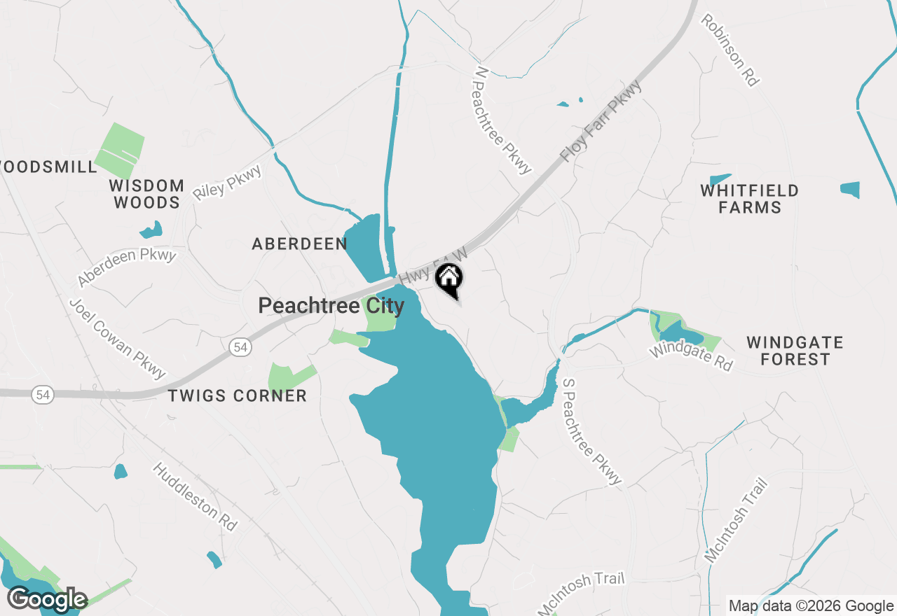 Map of 202 Atwater Park, Peachtree City, GA 30269