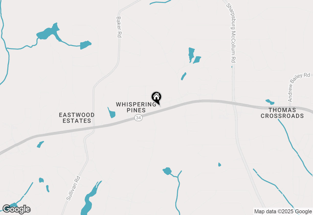 Map of 2646 Hwy 34 E, Newnan, GA 30265