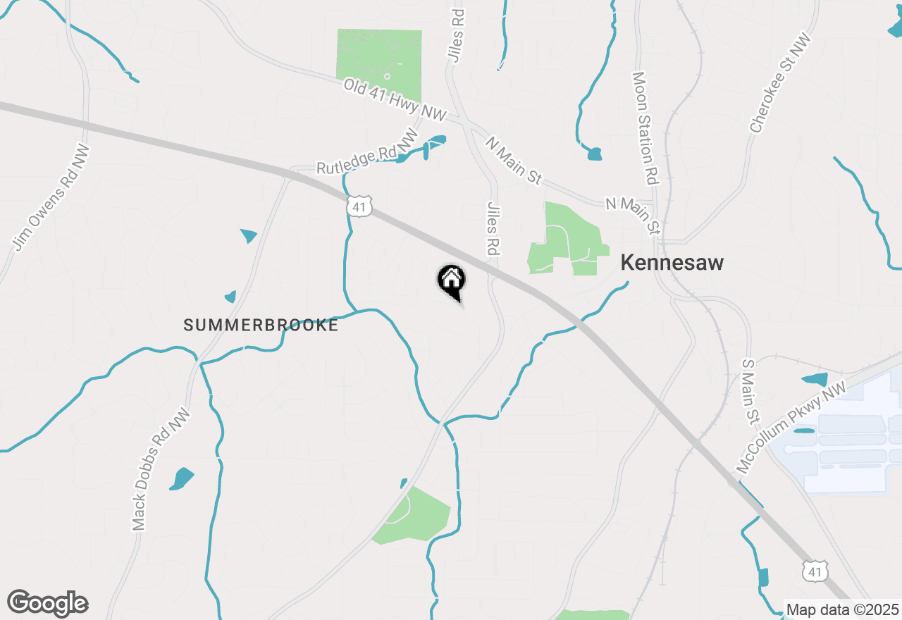 Map of 2819 Pine Valley Way Nw, Kennesaw, GA 30152