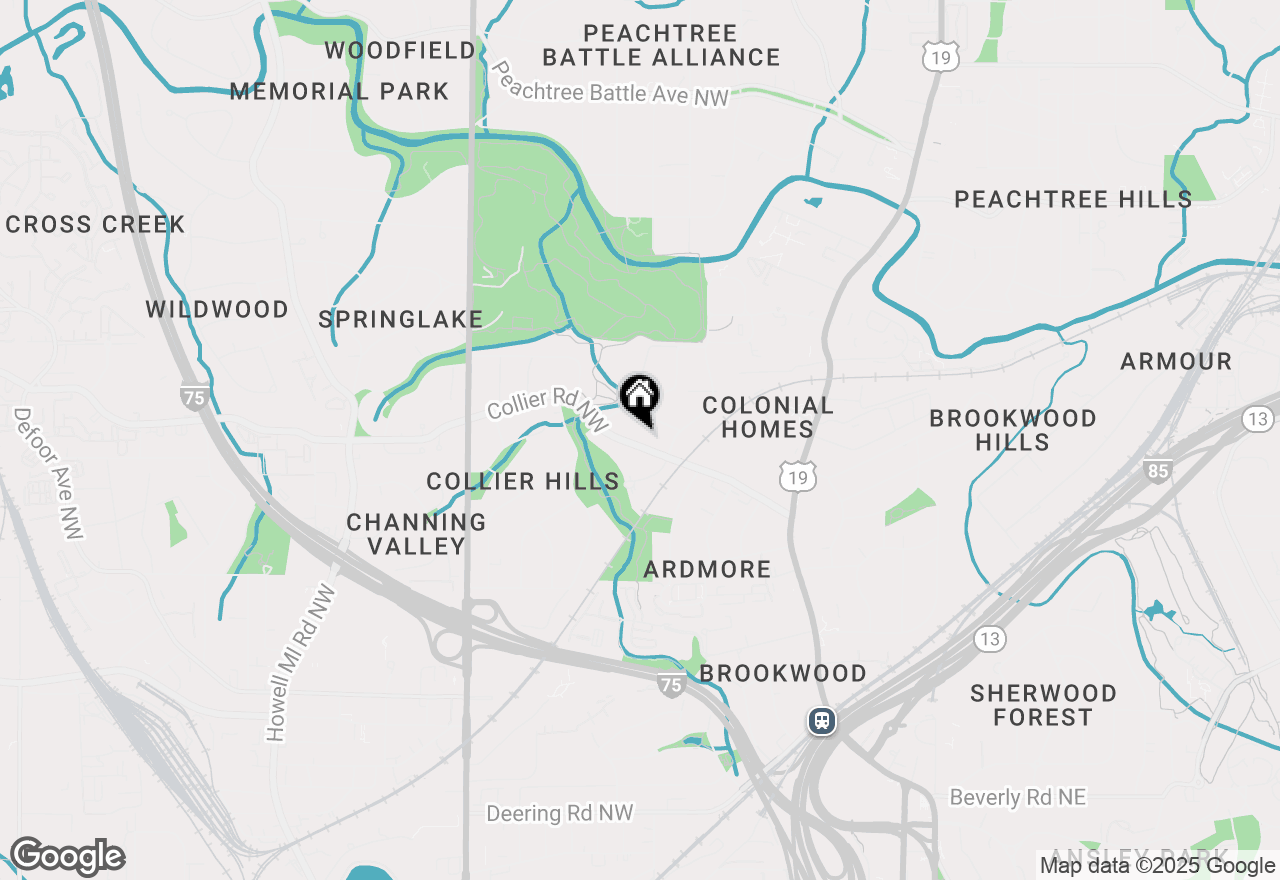 Map of 419 Collier Road Nw, Atlanta, GA 30309