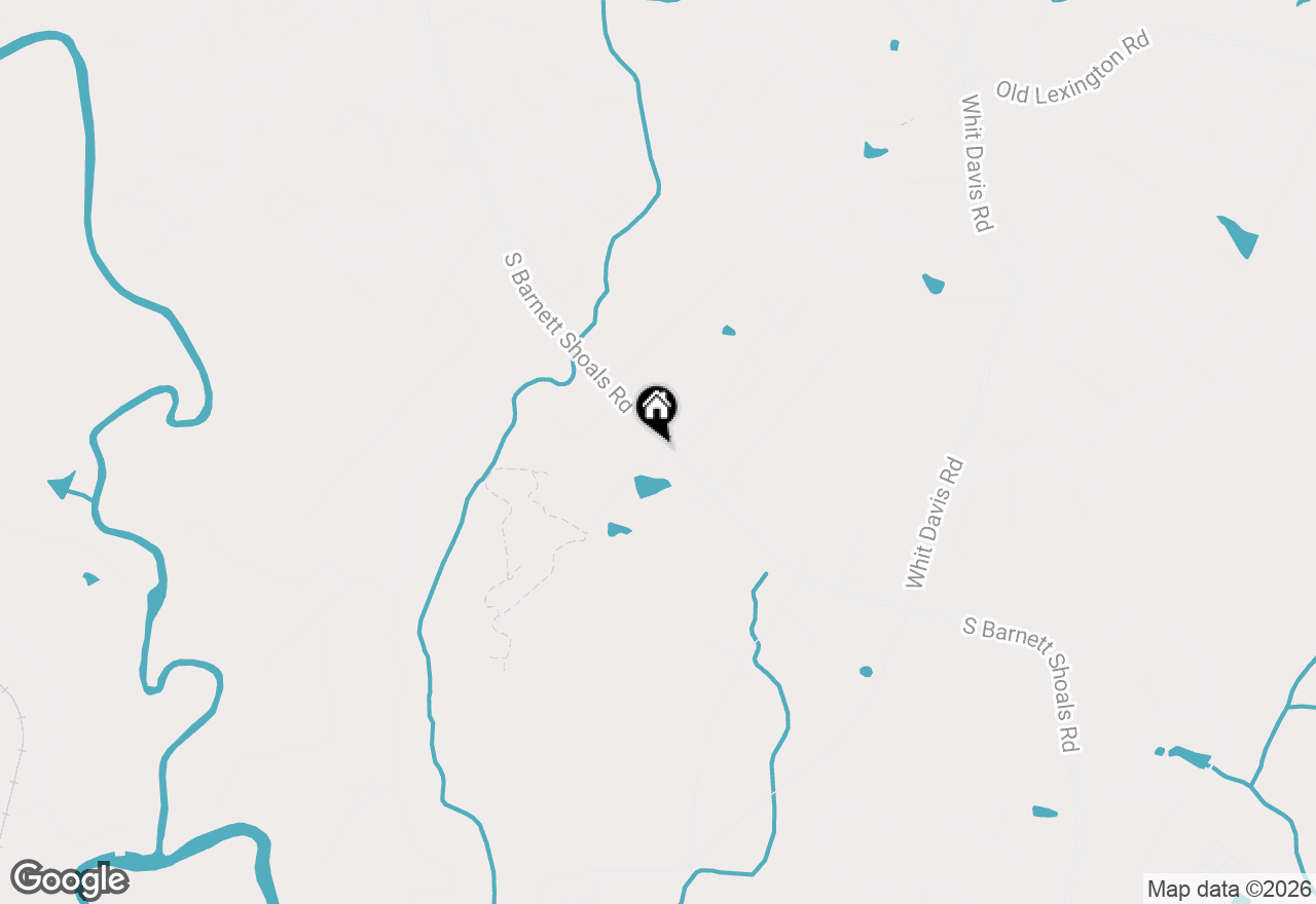 Map of 3790 Barnett Shoals Road, Athens, GA 30605