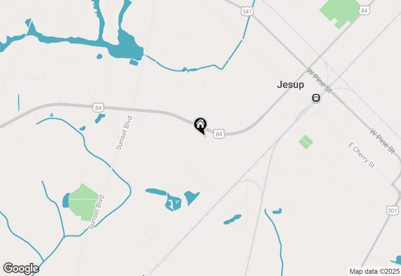 Map of 121, 131 & 135 Peachtree Street #135, Jesup, GA 31545