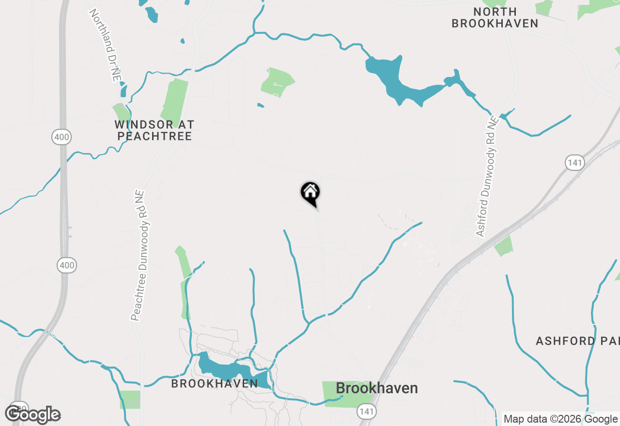 Map of 1127 Dunbarton Trace Ne, Brookhaven, GA 30319