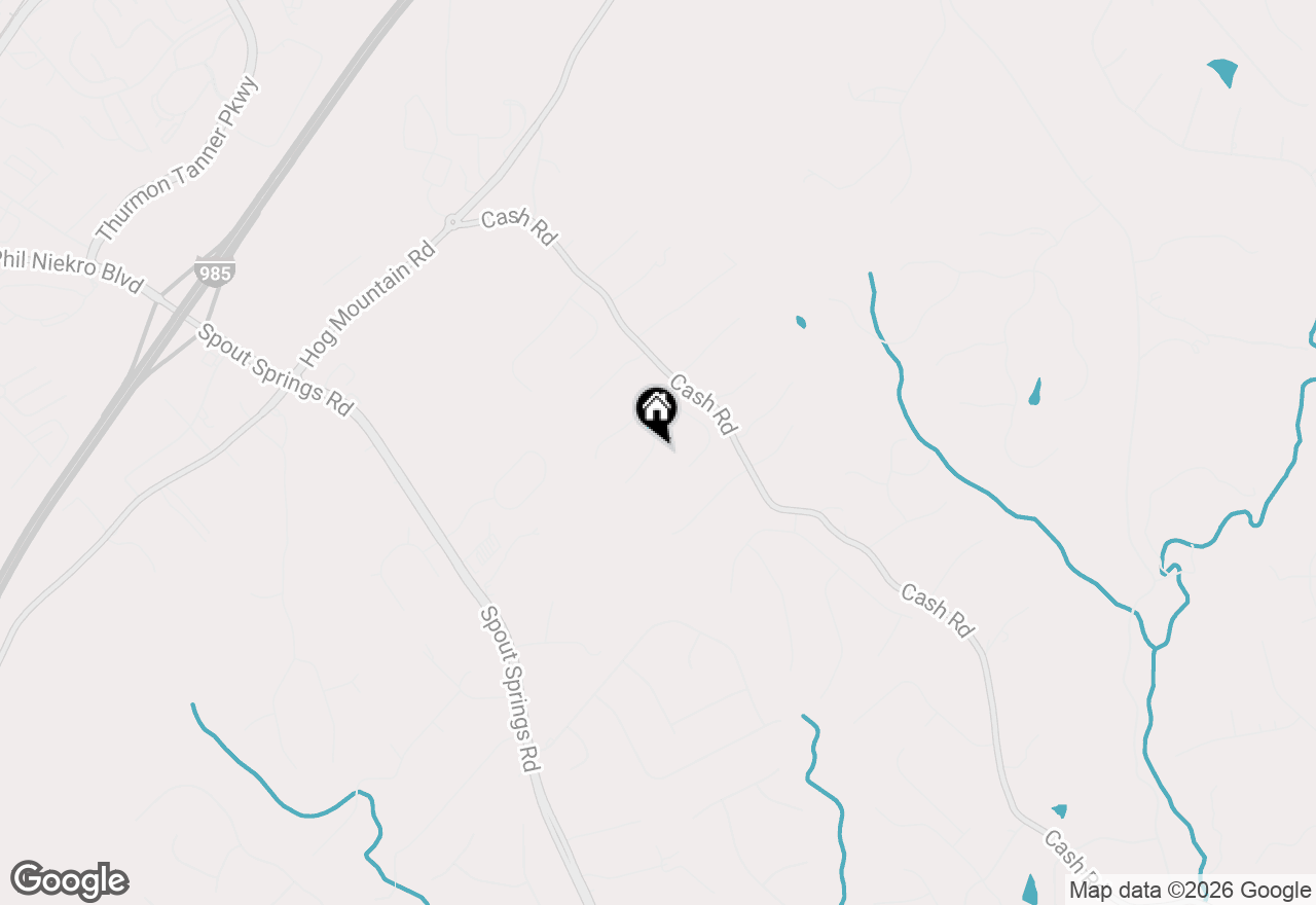 Map of 4827 Daintree Court, Flowery Branch, GA 30542