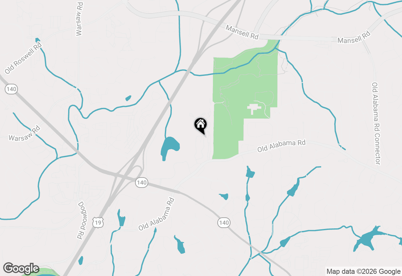 Map of 1305 Roswell Manor Circle, Roswell, GA 30076